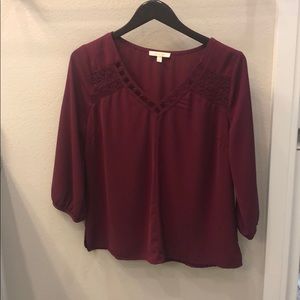 Maroon blouse